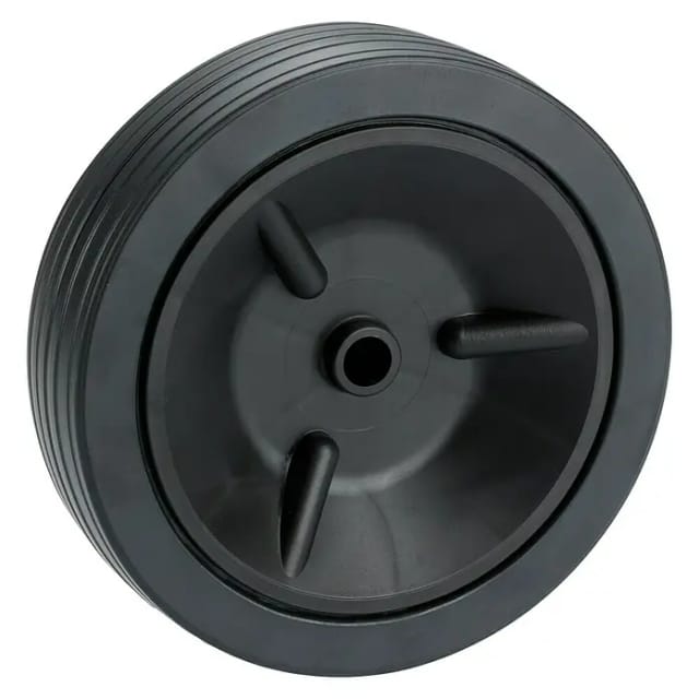 Dörner & Helmer Leichtes Rad (Durchmesser: 150 mm, Traglast: 30 kg, Gleitlager, Rillenprofil)