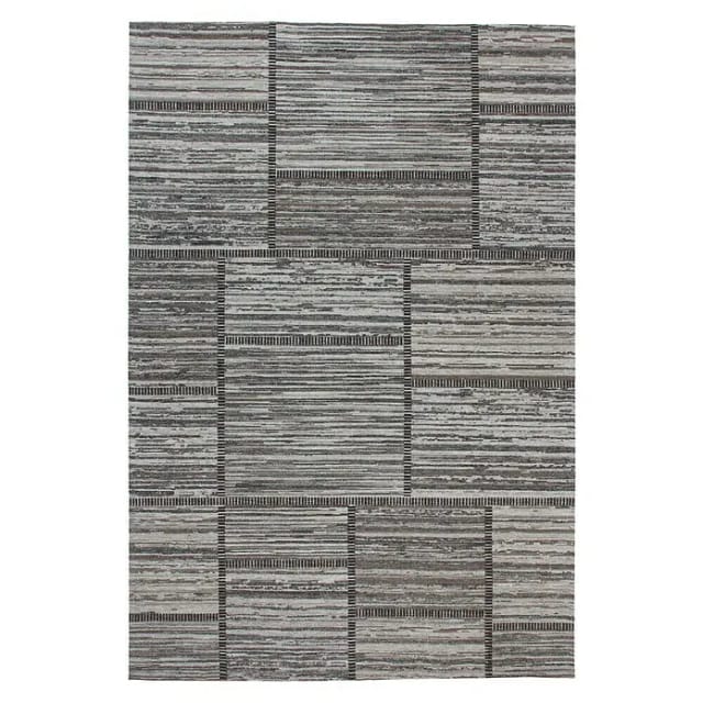 Kayoom Flachgewebeteppich Phönix (Natur/Grau, 150 x 80 cm, 75 % Wolle, 20 % Baumwolle, 5 % Polyester)
