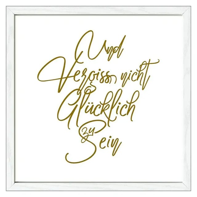 ProArt Bild (Glücklich sein, B x H: 33 x 33 cm)