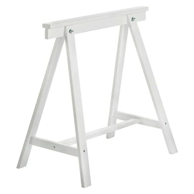 Astigarraga Holzbock Deco (Tragkraft: 400 kg, Höhe: 72 cm, Kiefer, Weiß)