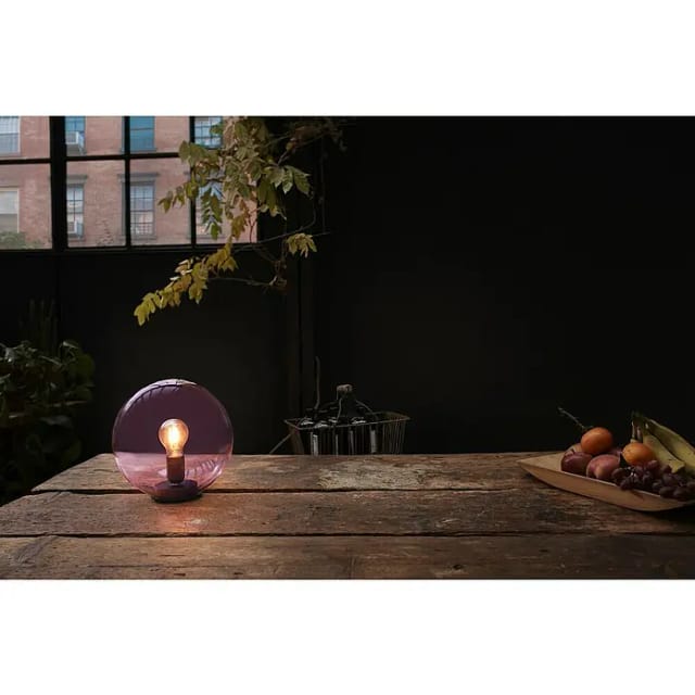 Ledvance Deko-Tischleuchte BUBBLE (L x B x H: 25 x 25 x 245 cm, Pink, E27)