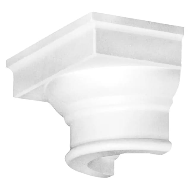 Dekoelement Halbsäule Kapitell IG/H (16,2 x 18,5 cm, Expandiertes Polystyrol (EPS))