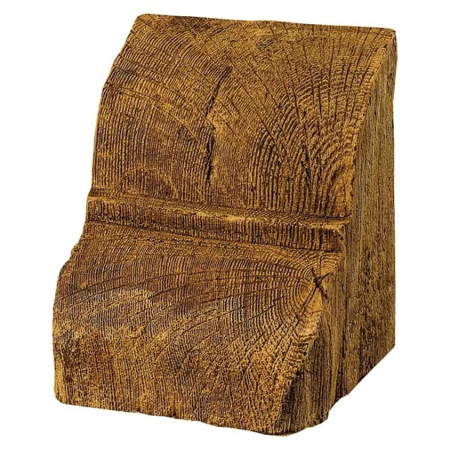 Dekoelement (Konsole, Hellbraun, 17,5 x 19 x 21,5 cm)