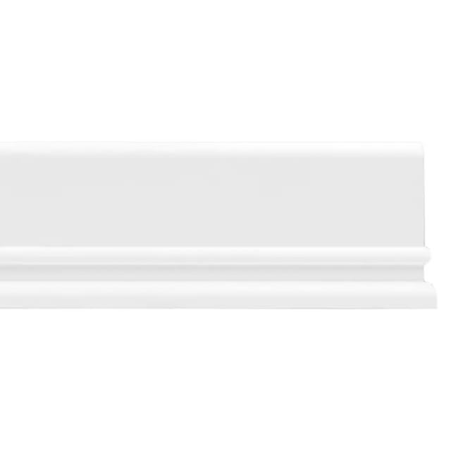 Fußleiste CF 13 (200 x 2 x 12,8 cm, Extrudiertes HD-Polymer)