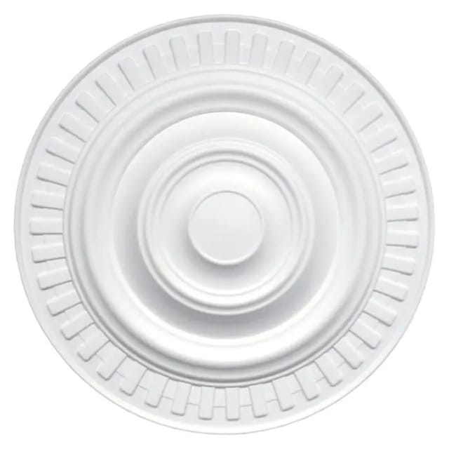 Rosette Gabi (Durchmesser: 37 cm, Polystyrol, Modern, Weiß)