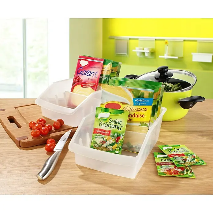 Ruco Schrank-Organisator (L x B x H: 24 x 16 x 9 cm, Transparent)