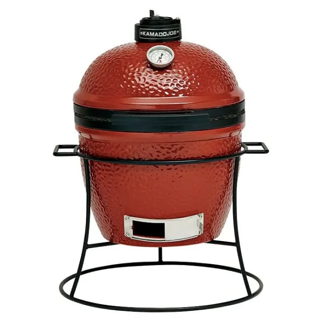 Kamado Joe Holzkohlegrill JOE JUNIOR (Durchmesser Grillfläche: 34 cm, Rot)