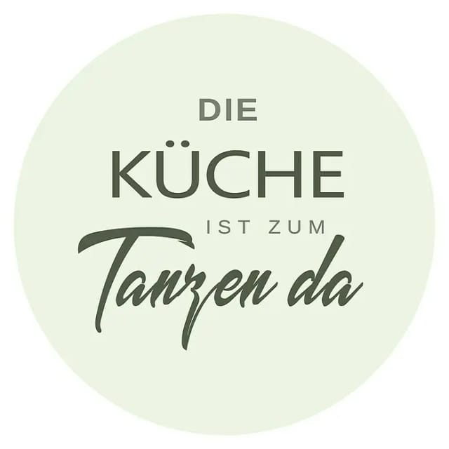 ProArt Glasbild (Küche zum Tanzen, Durchmesser: 20 cm)