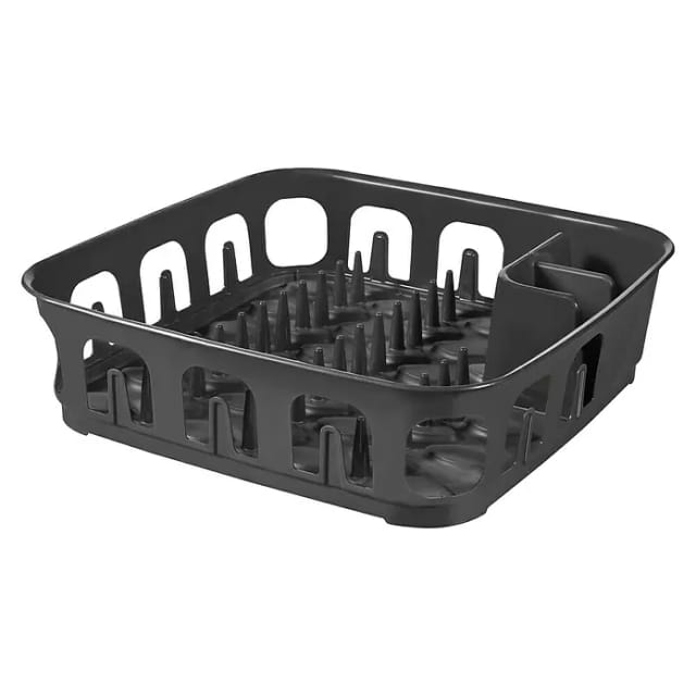 Curver Geschirrkorb Essentials (L x B x H: 39,1 x 39,1 x 10,9 cm, Kunststoff, Anthrazit)