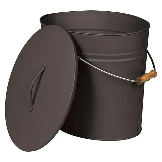 Lienbacher Ascheeimer (15 l, Anthrazit, Verzinkt)