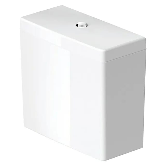 Duravit Starck 3 Spülkasten (Mit schmutzabweisender Glasur, Keramik, Weiß, Links)