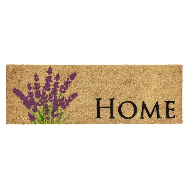Astra Coco Fußmatte Style Lavendel (25 x 75 cm, Bunt, Material Nutzschicht: 100 % Kokos, Kokos)
