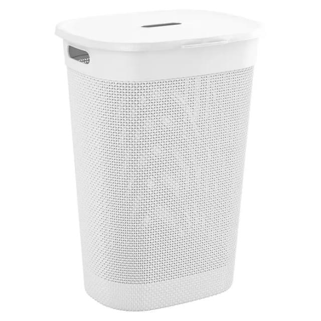 Curver Wäschesammler Filo (L x B x H: 35 x 44 x 61 cm, Weiß)