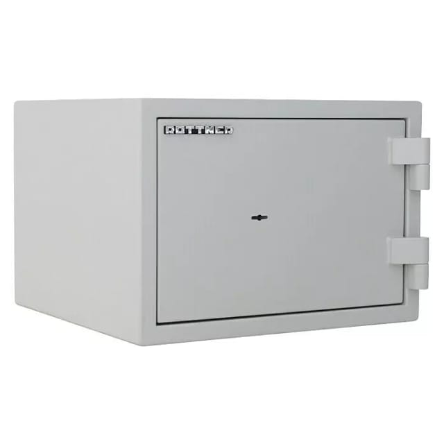 Rottner Feuerschutztresor Fire Safe (45 x 44,5 x 31,5 cm, Doppelbart-Hochsicherheitsschloss)