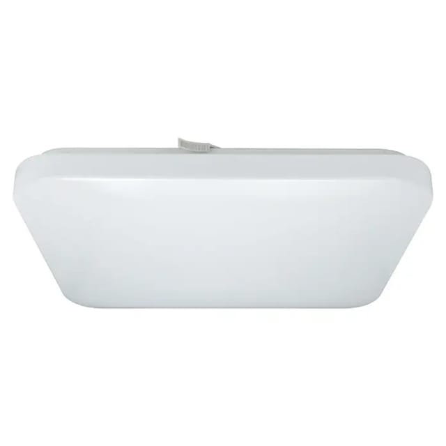 E2 elektro LED-Wand- & Deckenleuchte White Q (24 W, L x B x H: 33 x 33 x 6,2 cm, Weiß, Weiß, Warmweiß)