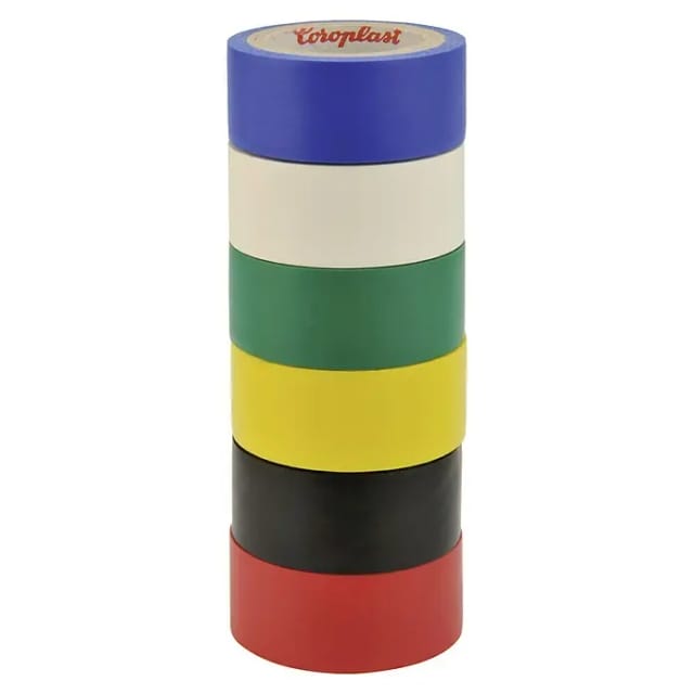 Cartrend Isolierband-Set (6 Stk., Mehrfarbig, Selbstklebend)