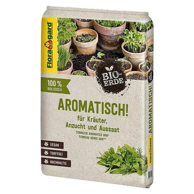 Floragard Bio-Kräuter- & Aussaaterde Aromatisch! (10 l)