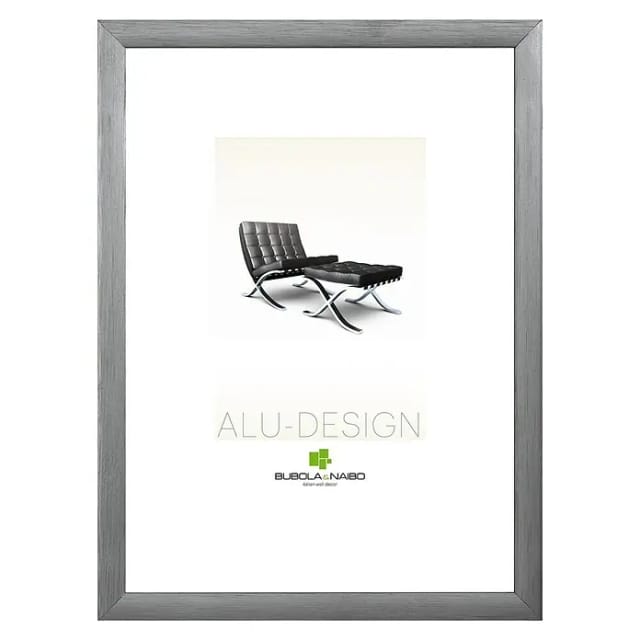 Bubola & Naibo Alurahmen Alu-Design Plex (60 x 80 cm, Anthrazit)