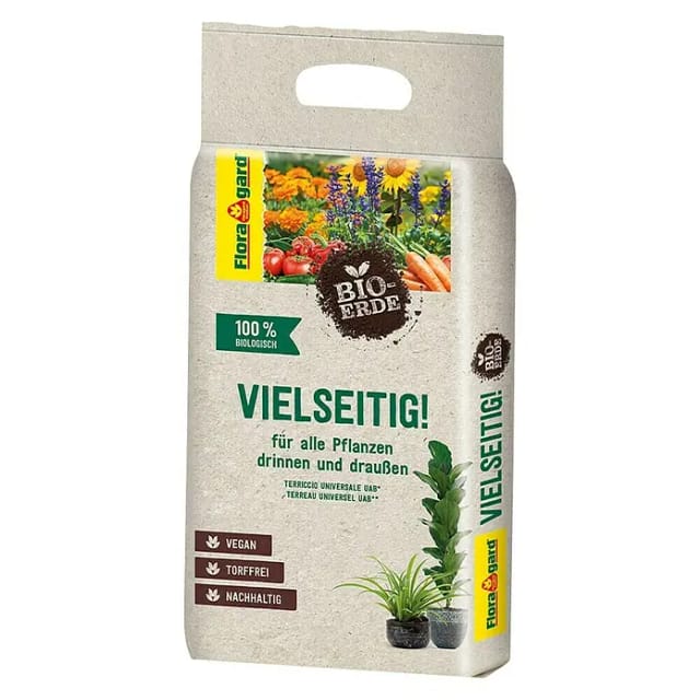 Floragard Bio-Erde Vielseitig! (3 l, Torffrei)