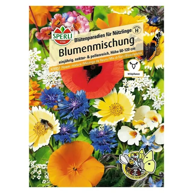 Sperli Wildblumensamen (Blütenparadies für Nützlinge, 2 m²)