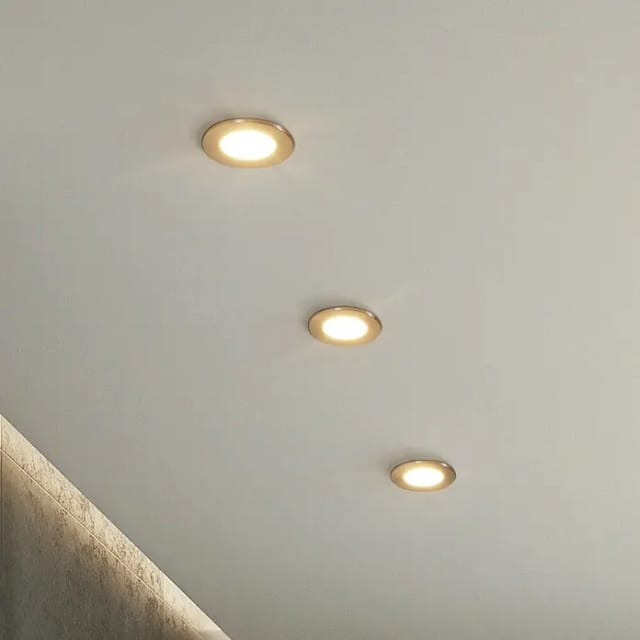 Eglo LED-Einbauleuchten-Set Fueva 1 (8,1 W, Grau, Nickel, 3 Stk.)