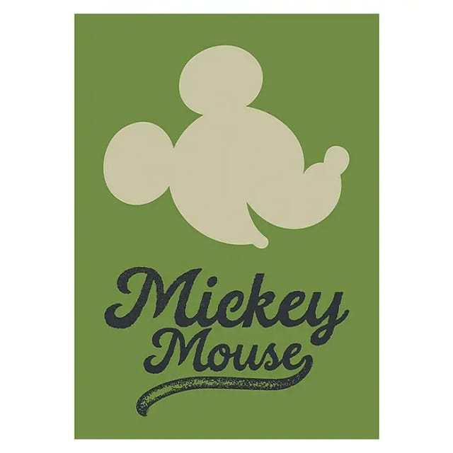 Komar Disney Edition 4 Poster Mickey Mouse Green Head (Disney, B x H: 50 x 70 cm)