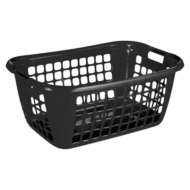 Sunware Wäschekorb Basic (L x B x H: 65 x 45 x 27 cm, Schwarz)