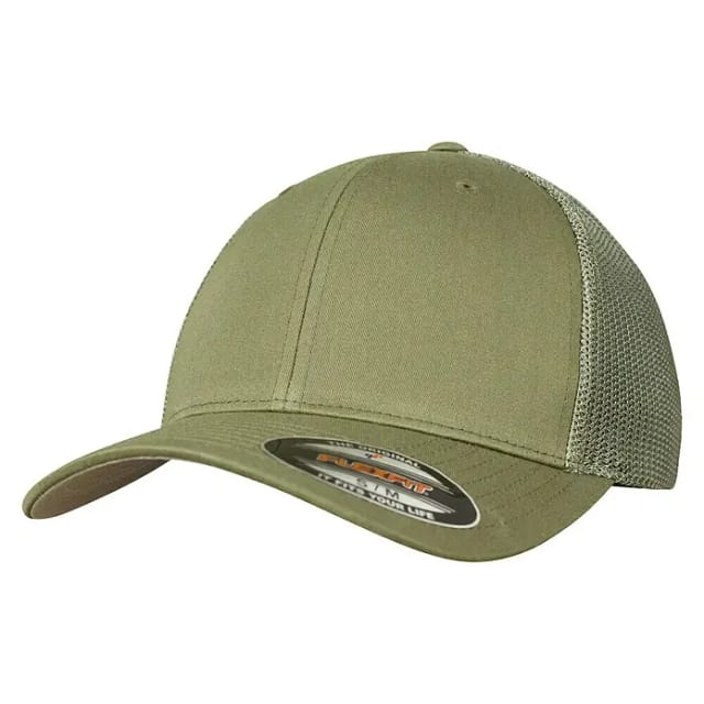 Flexfit Truckerkappe (Oliv, L/XL)