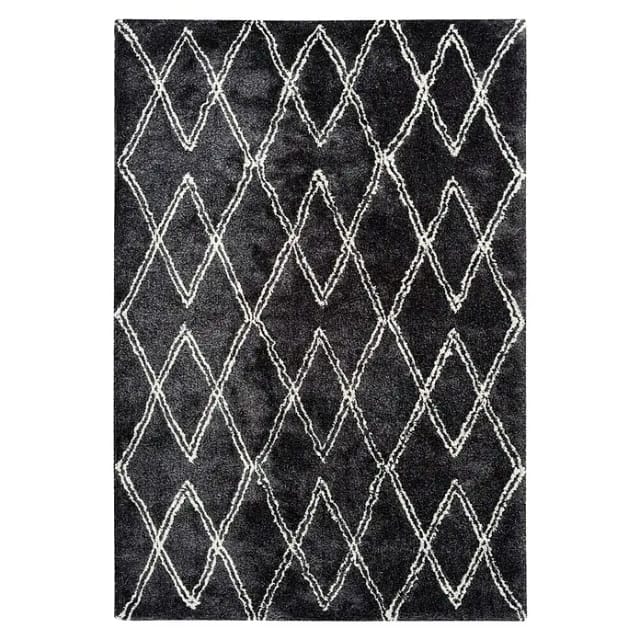 Kayoom Hochflorteppich Orlando 325 (Anthrazit, 230 x 160 cm)