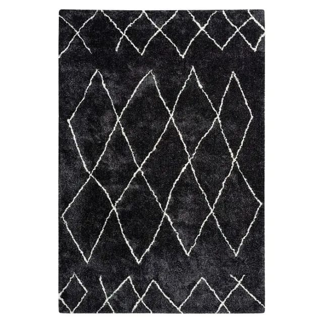 Kayoom Hochflorteppich Orlando 425 (Anthrazit, 230 x 160 cm)