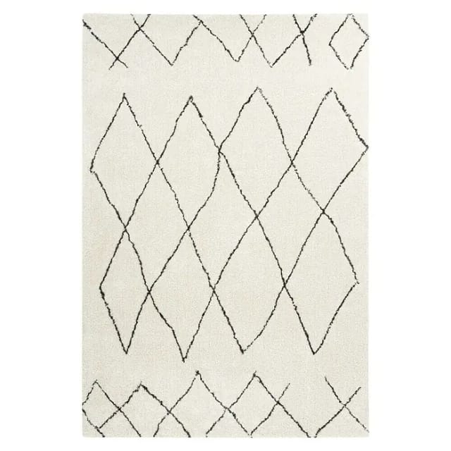 Kayoom Hochflorteppich Orlando 425 (Elfenbein, 170 x 120 cm)