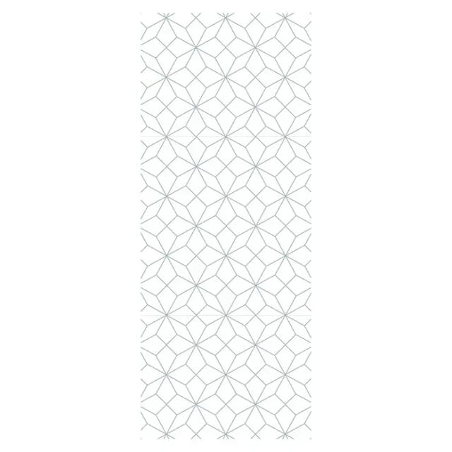 SanDesign Alu-Verbundplatte (100 x 250 cm, White Stars)