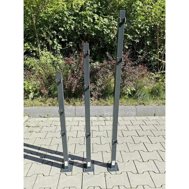Peddy Shield Eckpfosten (Höhe: 90 cm, Anthrazit)