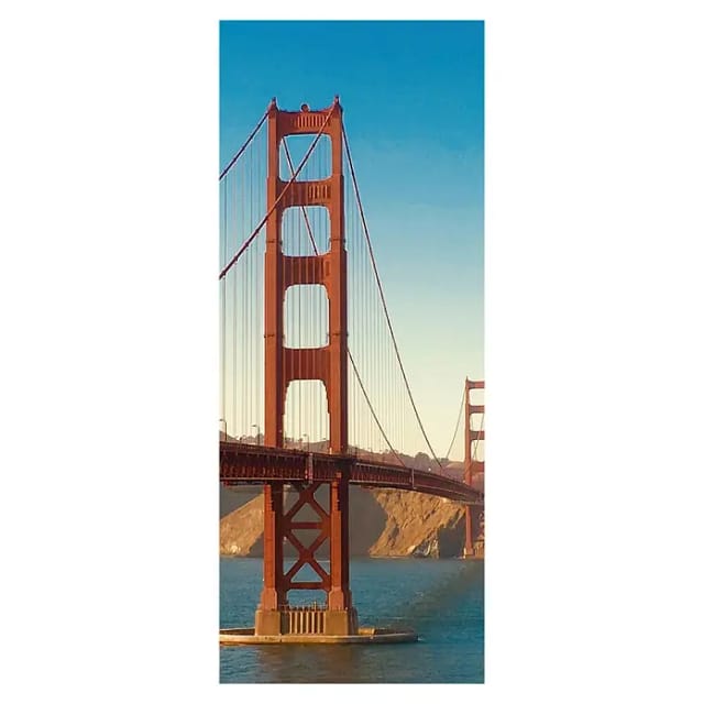 SanDesign Acryl-Verbundplatte (100 x 250 cm, Golden Gate)