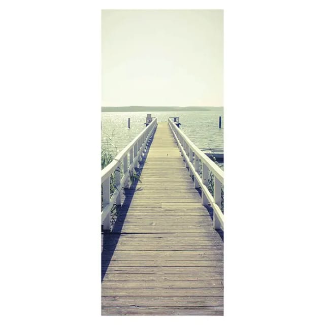 SanDesign Alu-Verbundplatte (100 x 250 cm, Jetty into Sea)