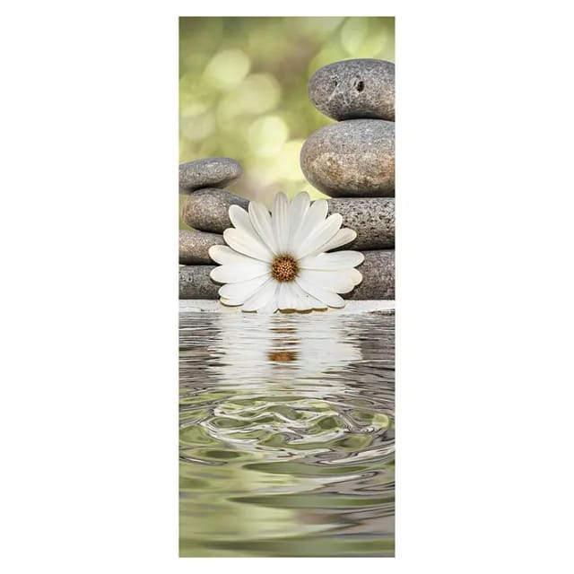 SanDesign Alu-Verbundplatte (100 x 250 cm, Swimming Daisy)