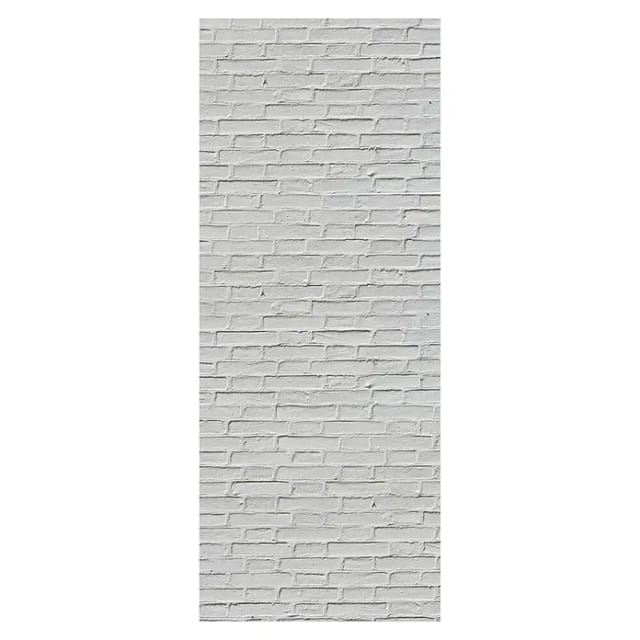 SanDesign Alu-Verbundplatte (100 x 250 cm, White Brick Wall)