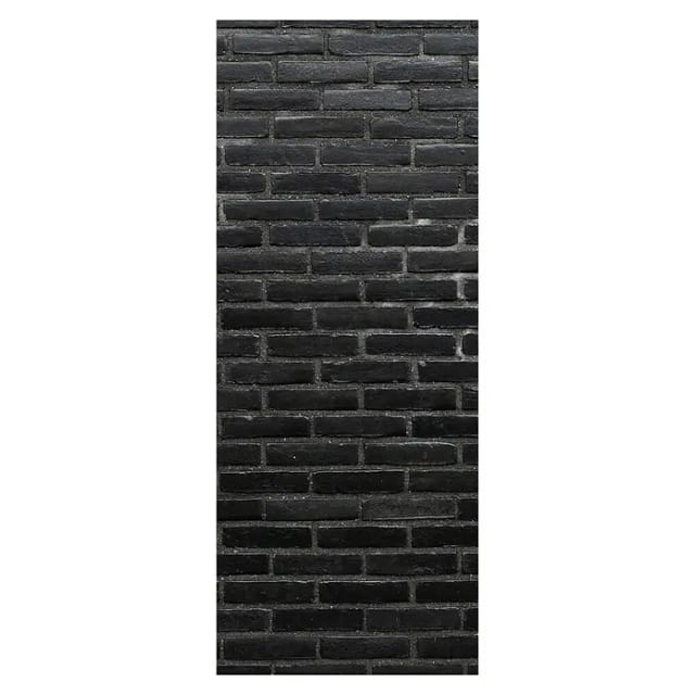 SanDesign Alu-Verbundplatte (100 x 250 cm, Dark Brick Wall)