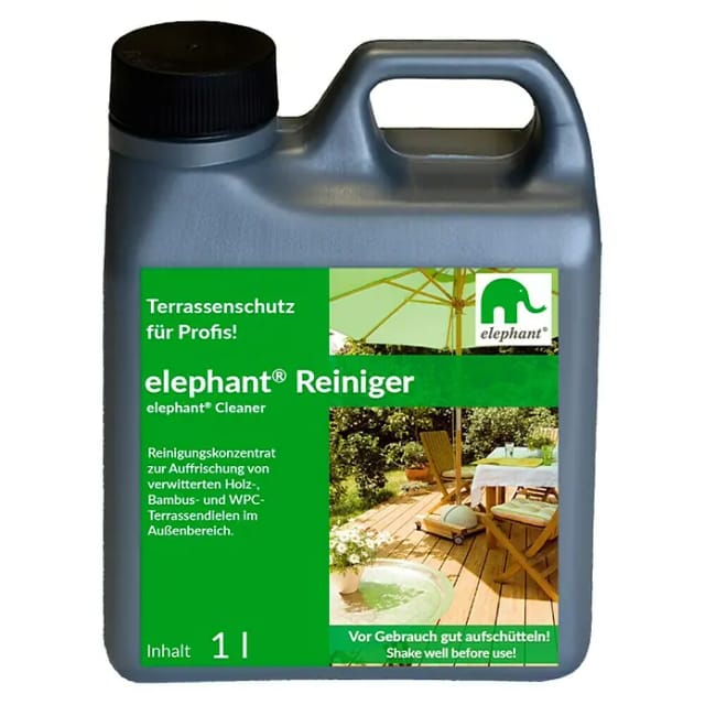 Elephant Reinigungsmittel für Terrasendielen (1l, Kanister)