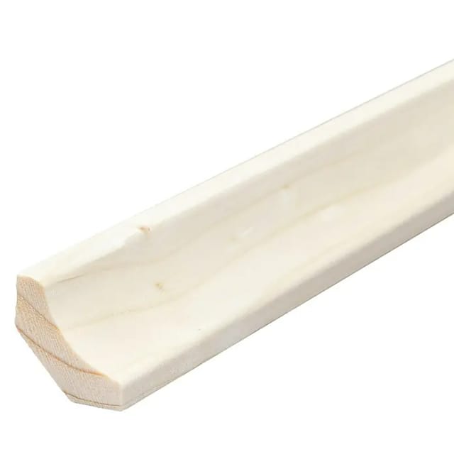 Hohlkehlleiste (240 x 2,2 x 2,2 cm, Fichte)