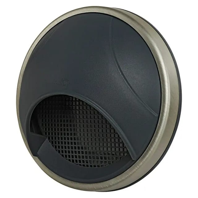 OptimAIRo Ablufthaube C-125 Gb (Durchmesser Anschlussstutzen: 125 mm, Abnehmbares Fliegennetz, Anthrazit/Bronze)