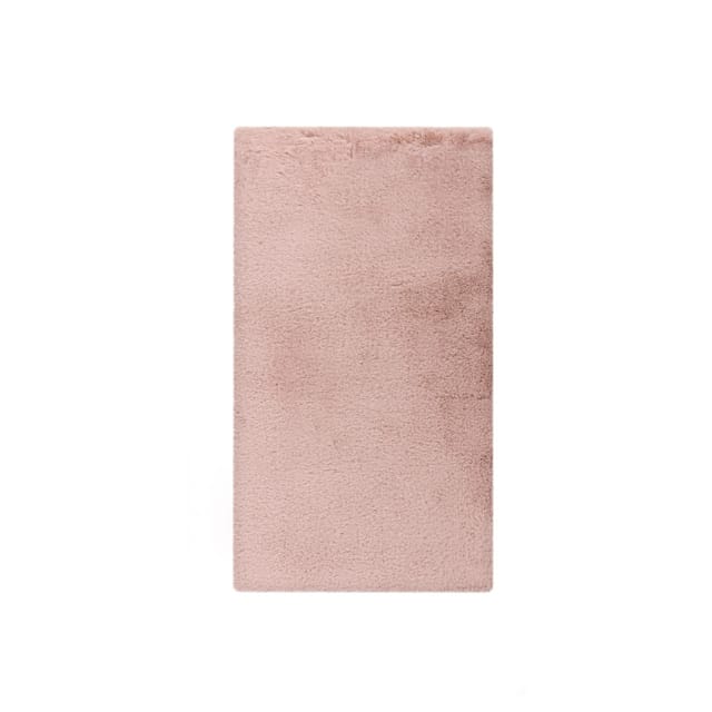 Badteppich Happy (40 x 60 cm, Rosa, 100% Polyester)