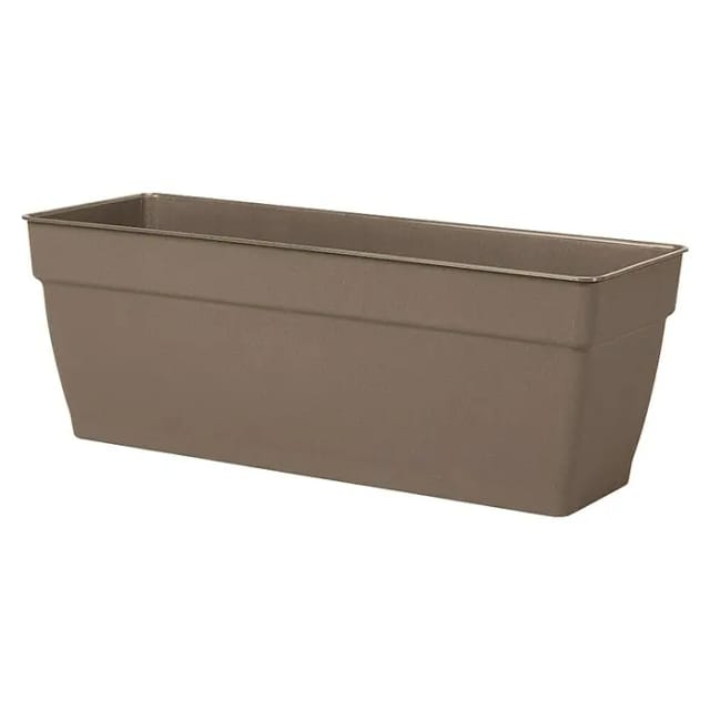 Deroma Ninfea Pflanzkasten (Außenmaß (L x B x H): 57 x 17 x 17,4 cm, Sand)