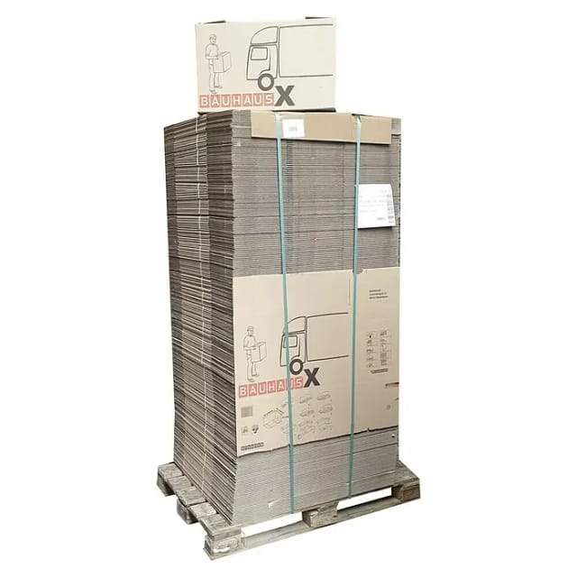 BAUHAUS Umzugskarton Palette Multibox X (250 Stk., Traglast: 30 kg, L x B x H: 62,5 x 34,5 x 38 cm)