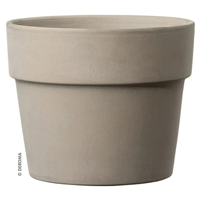 Deroma Pflanztopf Perfetto (Außenmaß (Ø x H): 50 x 38,9 cm, Naturmaterialien, Graphit)