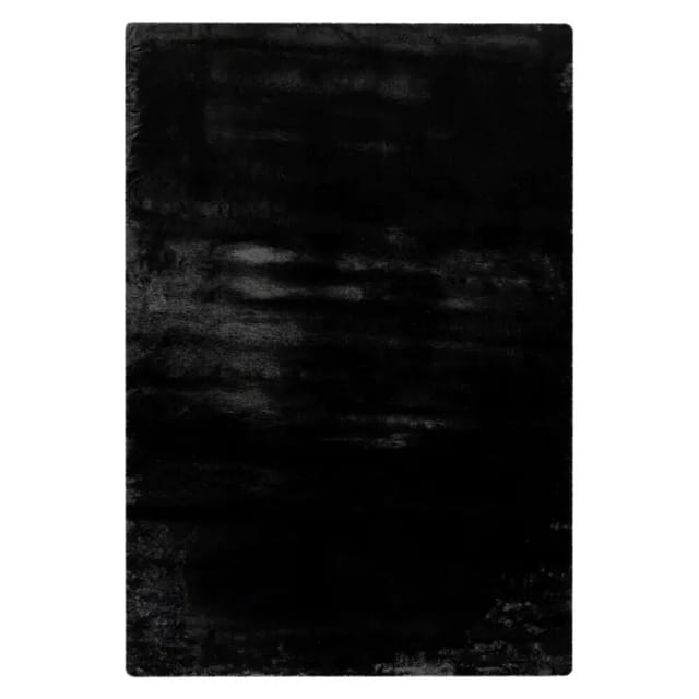 Fellteppich Happy (Schwarz, 290 x 200 cm, 100 % Polyester (Flor))