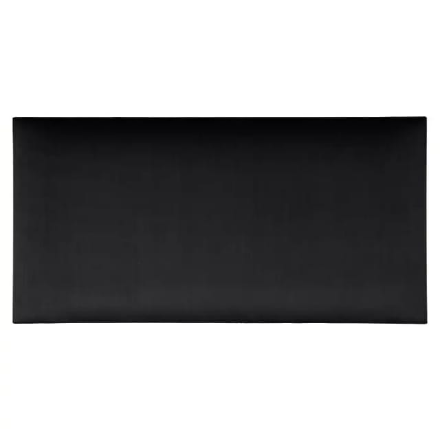 Fllow Wandpolster Velvet (Schwarz, L x B: 60 x 30 cm)