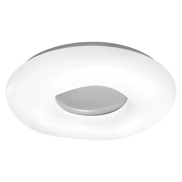 Ledvance Smart+ WiFi LED-Deckenleuchte rund Ceiling Cromo (30 W, Ø x H: 500 x 89 mm, Weiß)