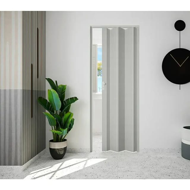 Marley Falttür Rapido (Textil Grau, 83 x 204 cm)