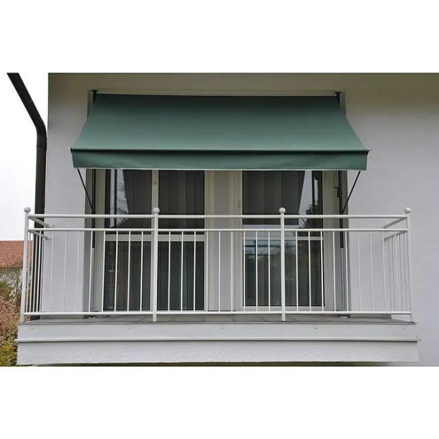 Angerer Klemmmarkise Style (Grün, Breite: 3,5 m, Ausfall: 1,5 m)